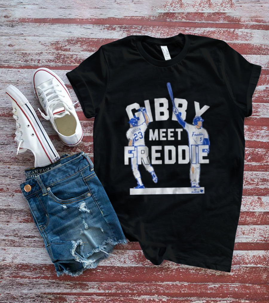 Gibby Meet Freddie Kirk Gibson Freddie Freeman Players T-Shirt