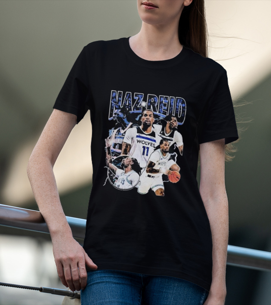 Naz Reid Wolves Basketball 11 T-Shirt