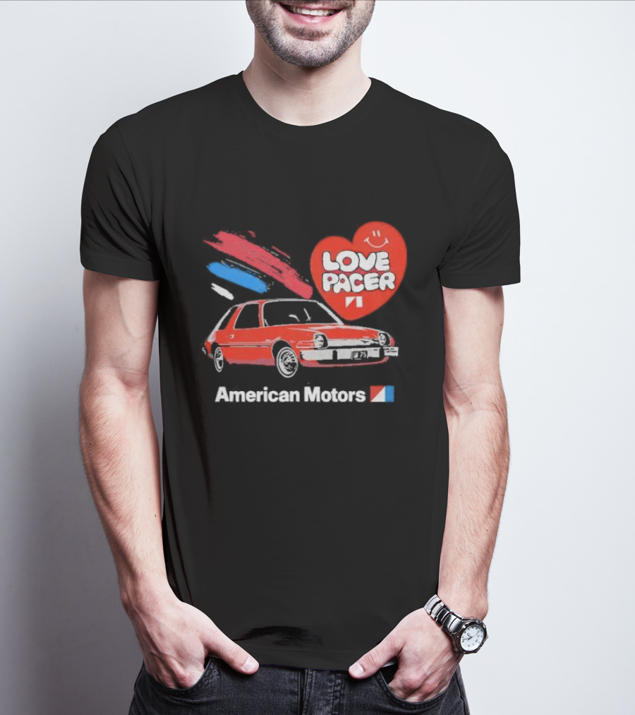 Love Pacer 75 American Motors Retro Style Car T-Shirt