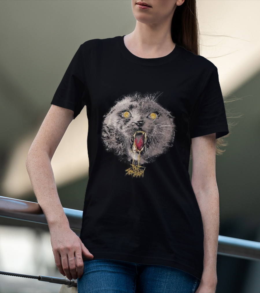 Church Pet Sematary Horror Cat Yellow Eyes Scream T-Shirt