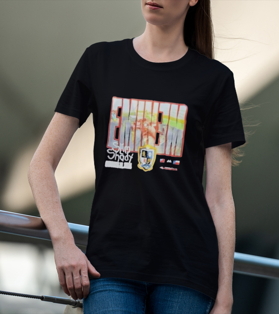 EMINEM Slim Shady Circuit Of The Americas F1 Racing Shield T-Shirt