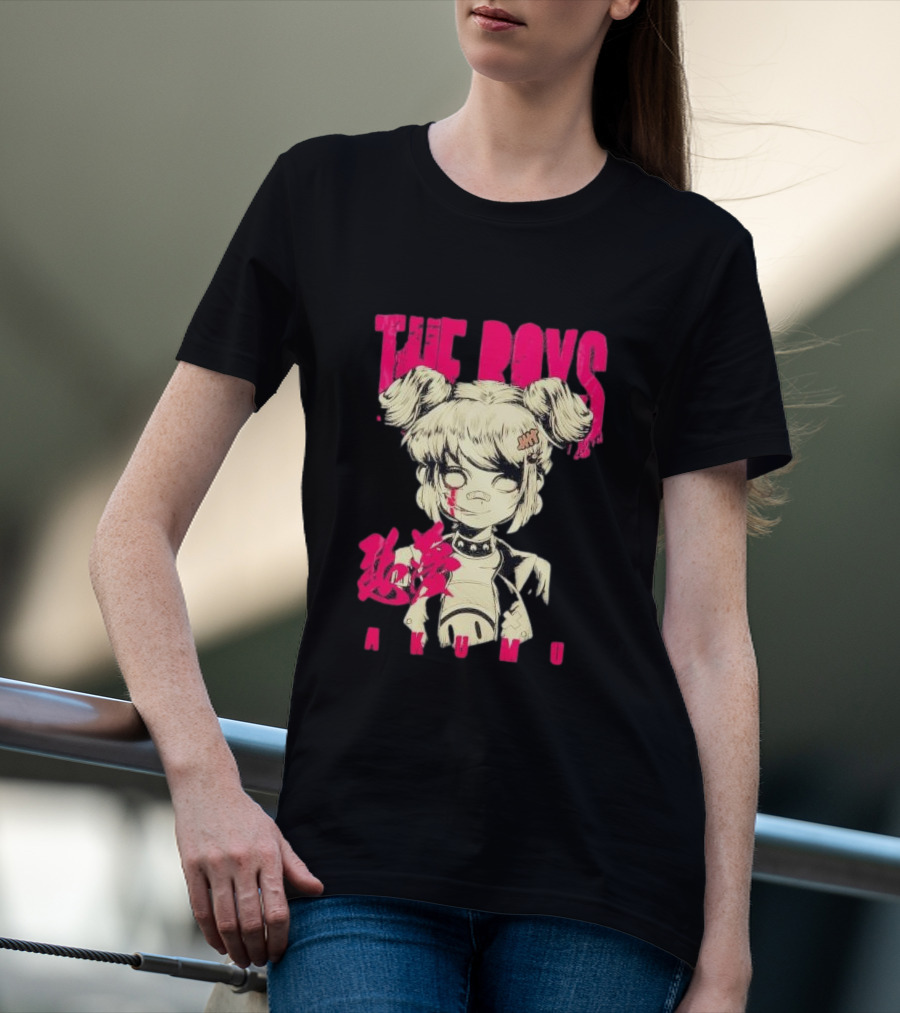 The Boys Akumu Glow In The Dark Em-J Manga Style Girl T-Shirt