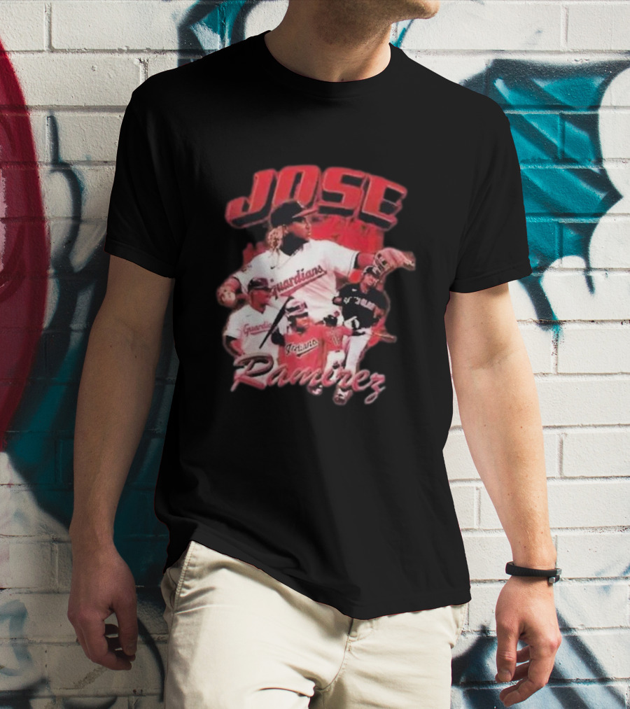 Jose Ramirez Guardians Indians Cleveland T-Shirt