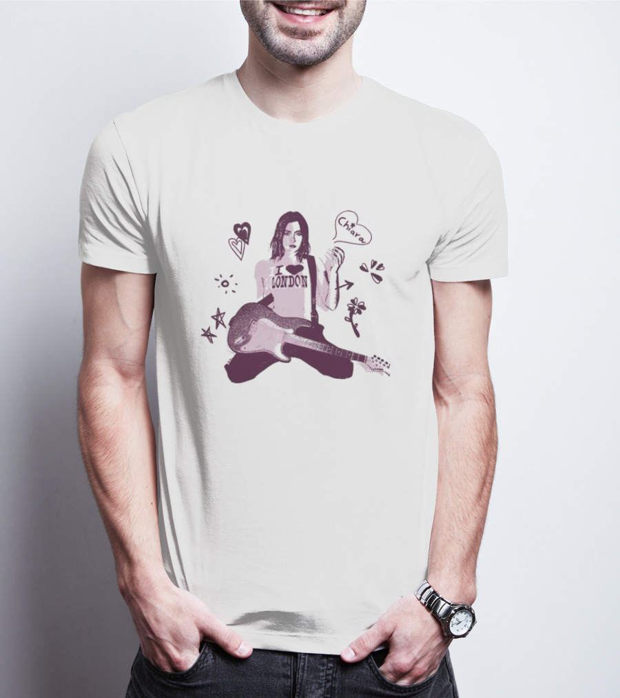 Chiara London Guitar Heart T-Shirt