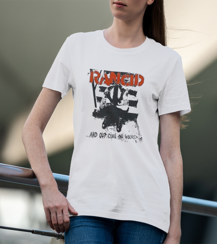 Rancid And Out Come The Wolves Punk Album Cover T-Shirt