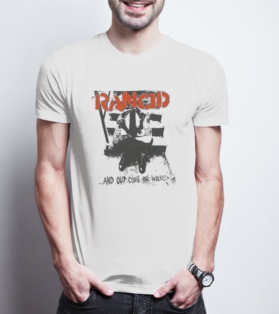 Rancid And Out Come The Wolves Punk Album Cover T-Shirt