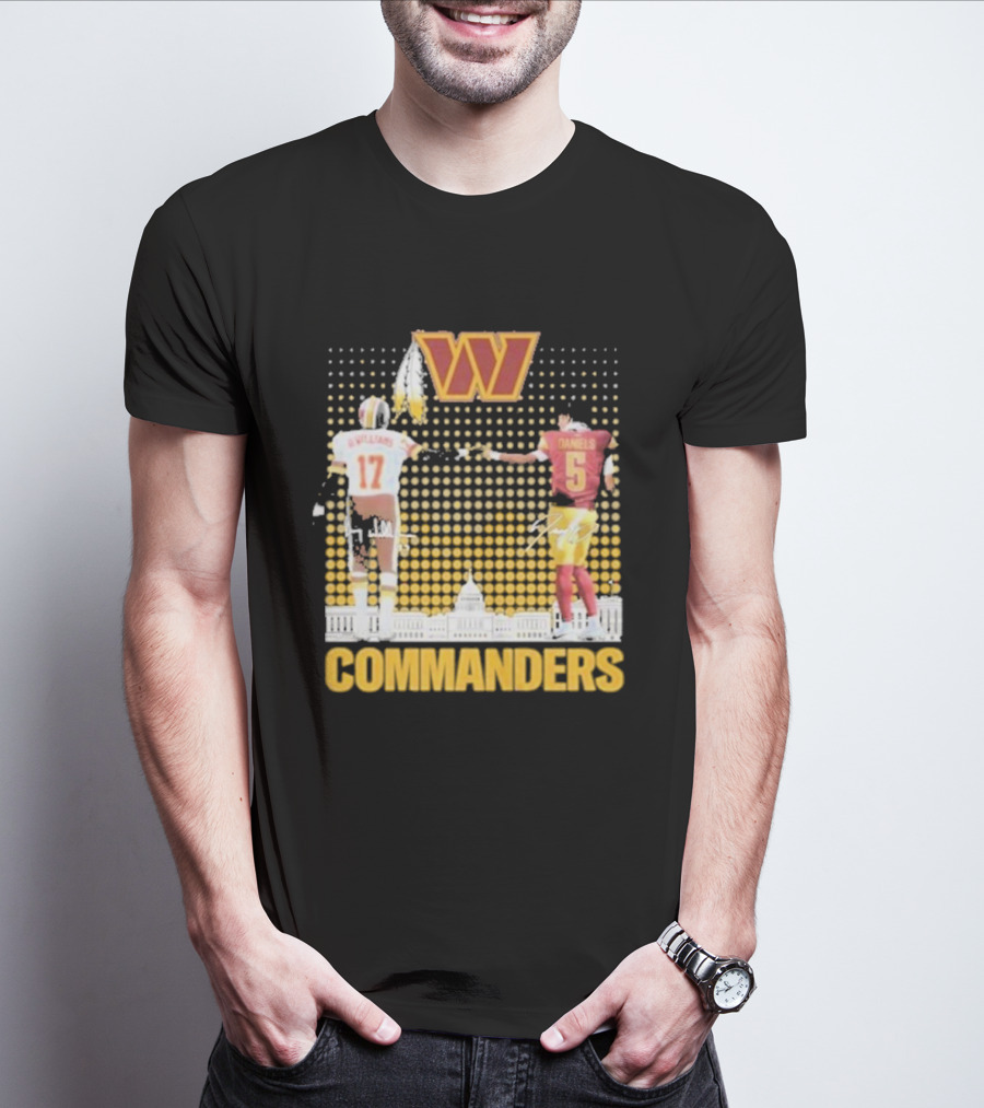 Williams Daniels Commanders Washington Football Legacy T-Shirt