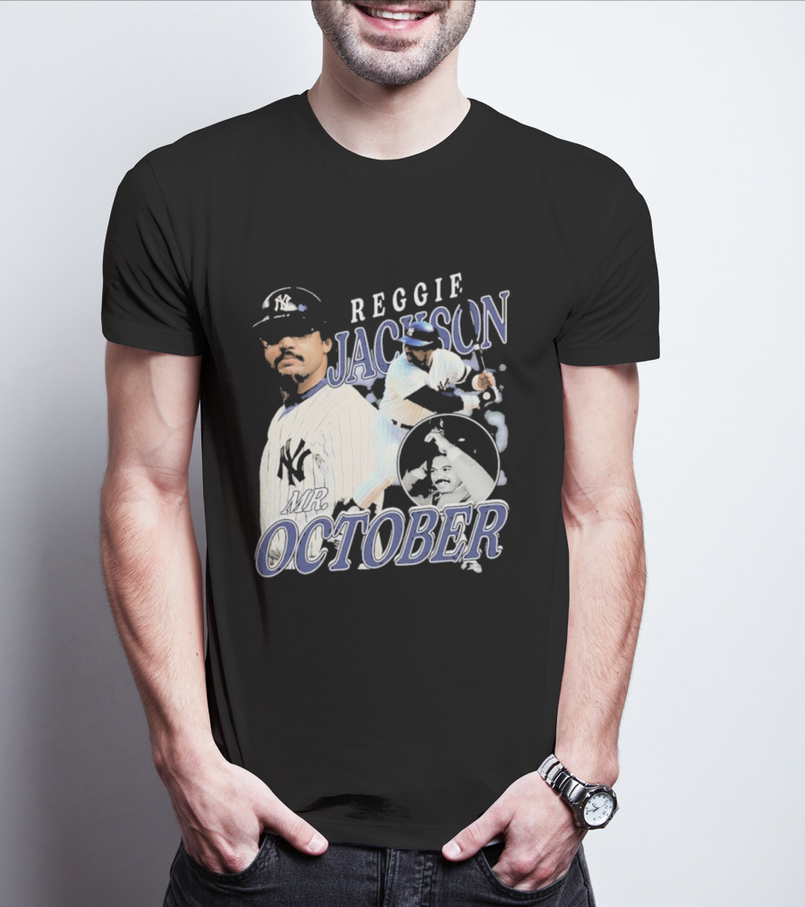 Reggie Jackson Mr October Yankees Legend T-Shirt