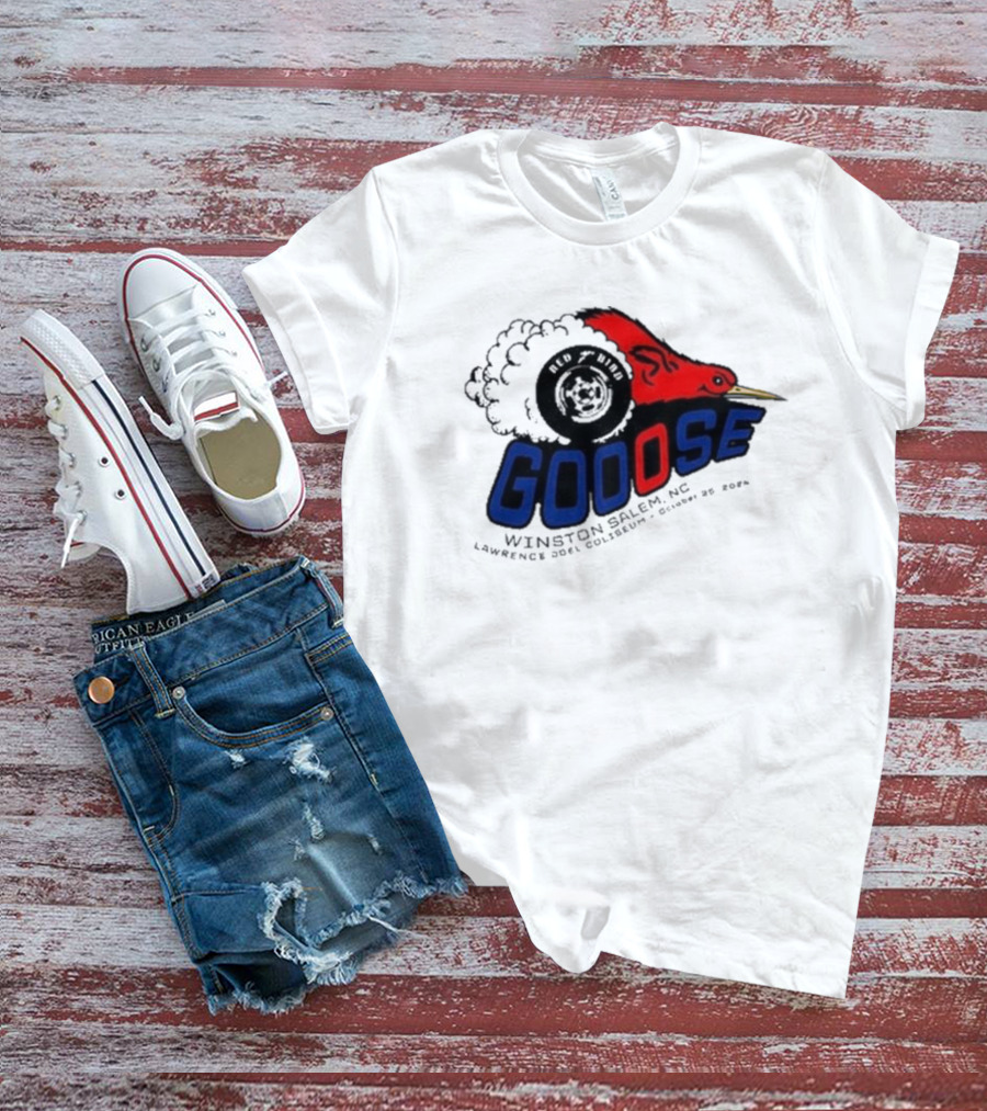 Goose Red Head Winston Salem NC Lawrence Joel Coliseum October 25 T-Shirt