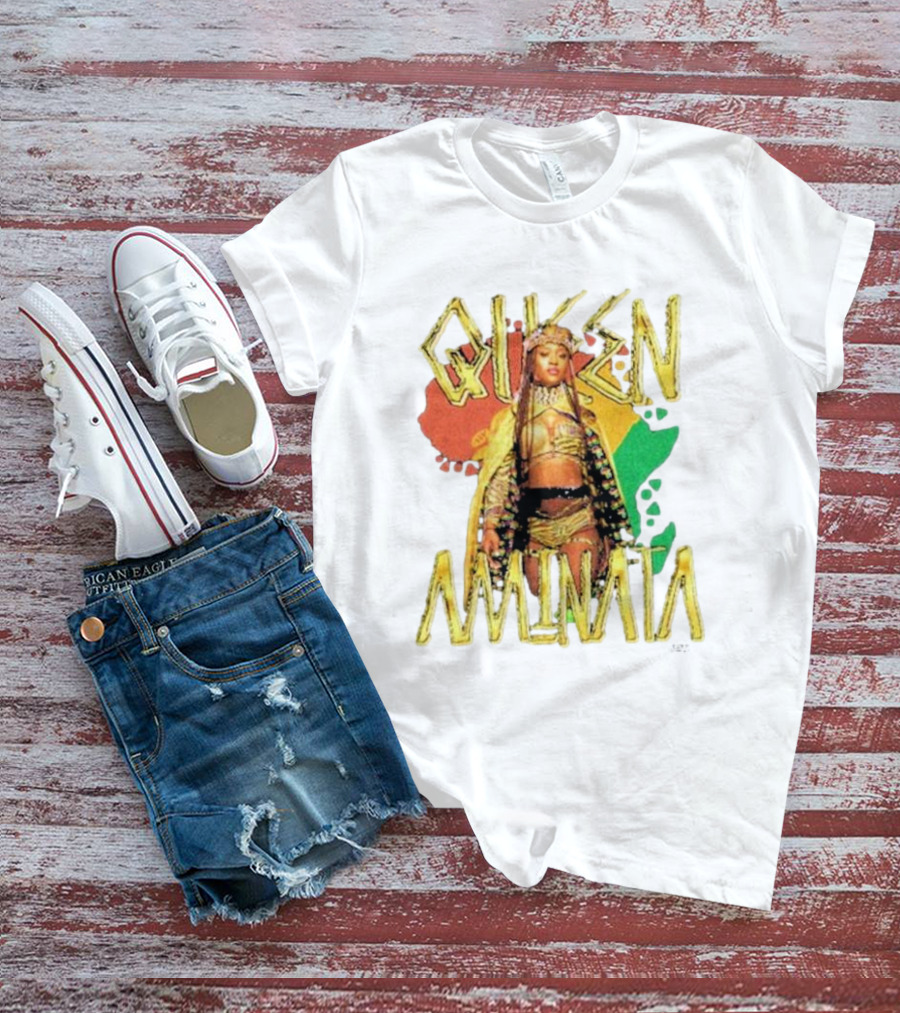 Queen Aminata Royalty Regal Style Fashion Afrocentric Vibes T-Shirt