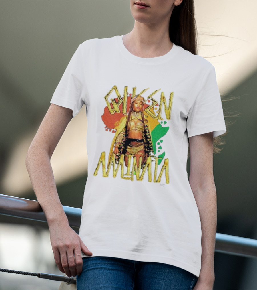 Queen Aminata Royalty Regal Style Fashion Afrocentric Vibes T-Shirt