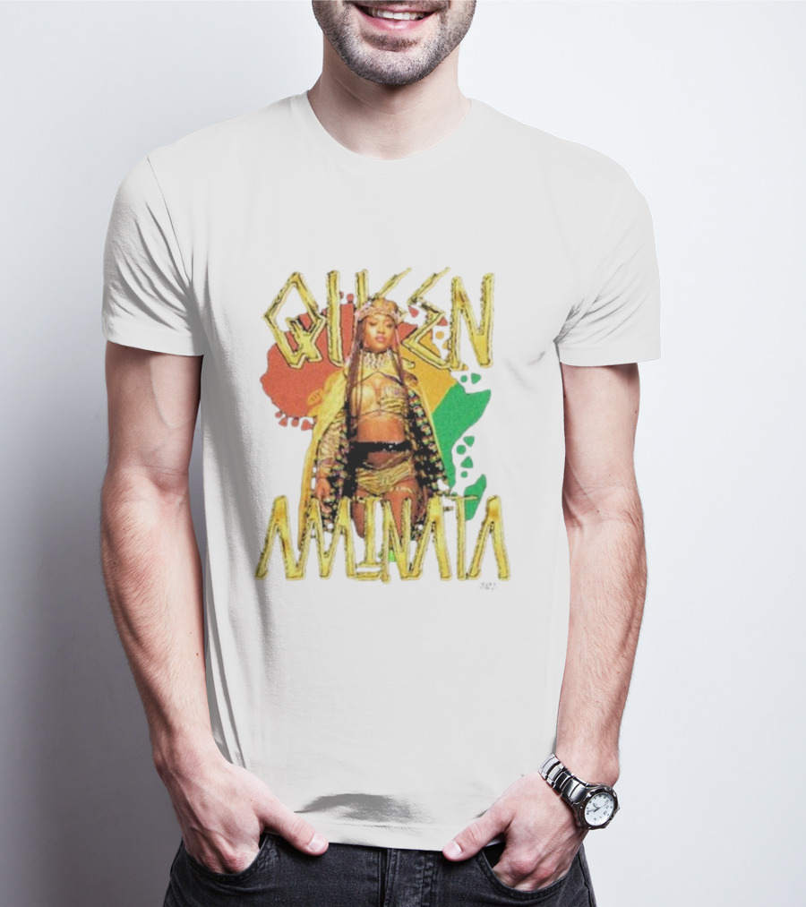 Queen Aminata Royalty Regal Style Fashion Afrocentric Vibes T-Shirt