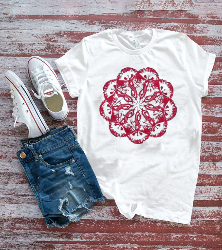 Slipknot Red Mandala Flower T-Shirt