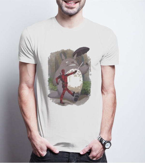 My Neighbor Totoro Deadpool Umbrella Adventure T-Shirt