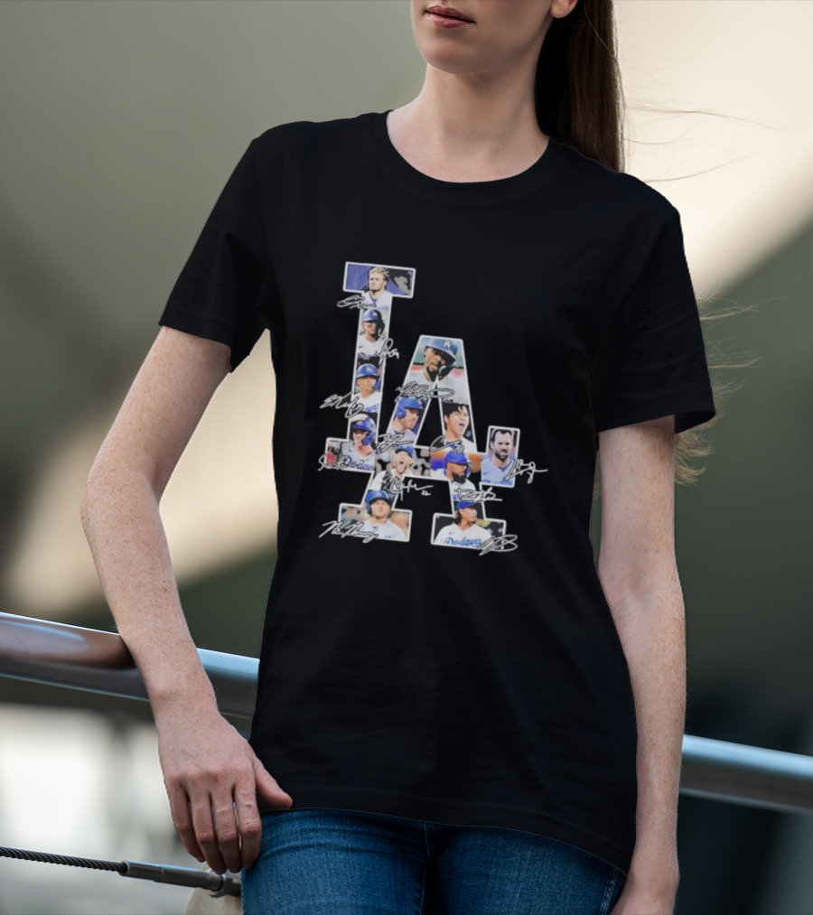 LA Dodgers Signature Collage T-Shirt