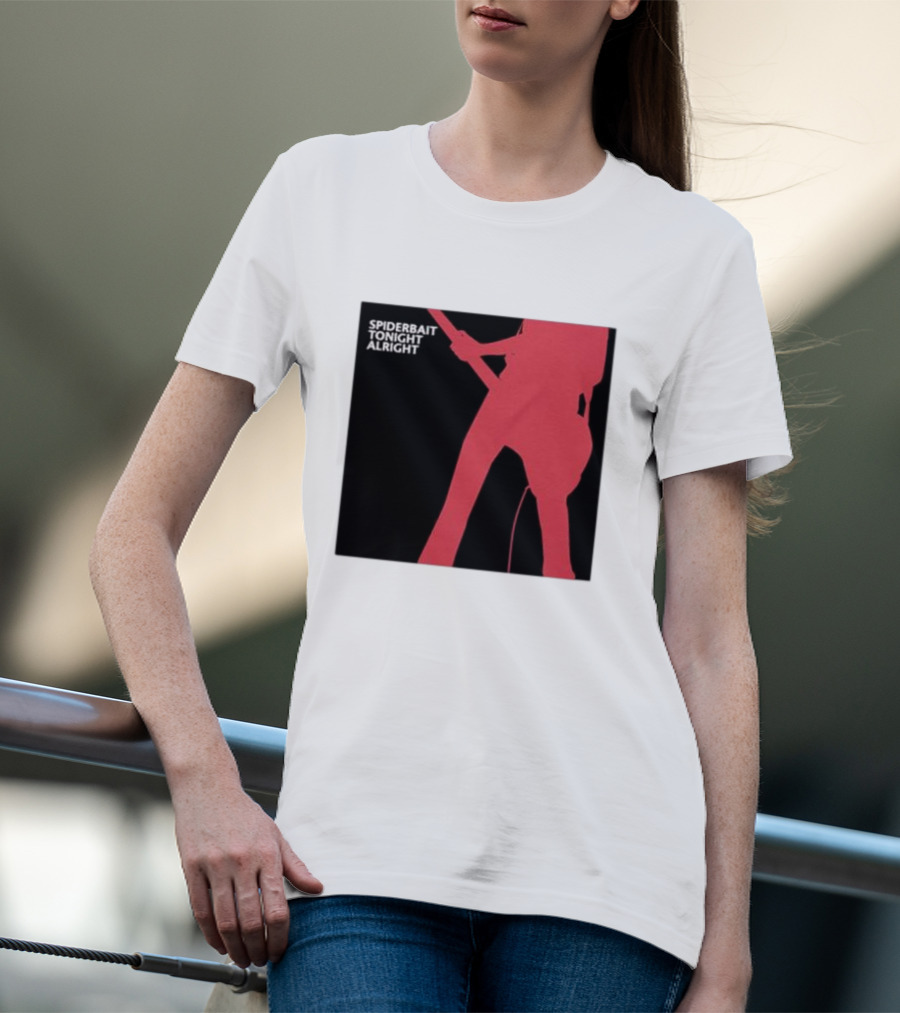 Spiderbait Tonight Alright Red Guitar T-Shirt