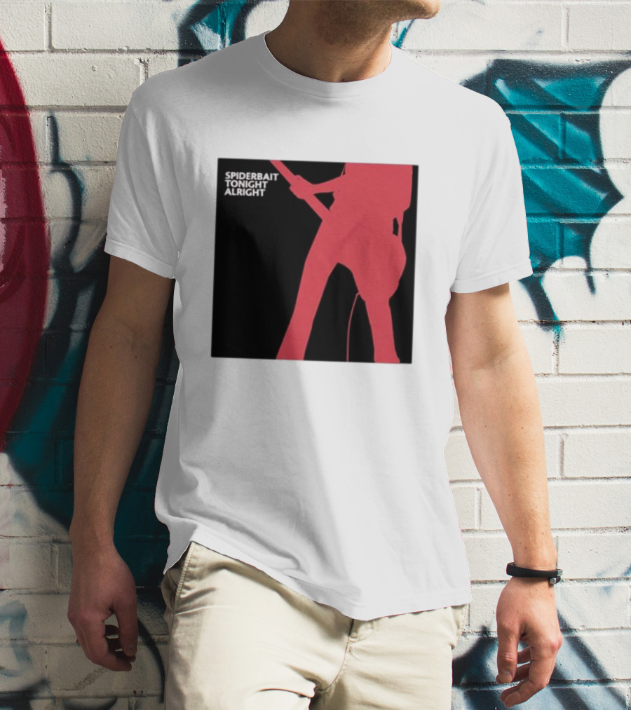 Spiderbait Tonight Alright Red Guitar T-Shirt