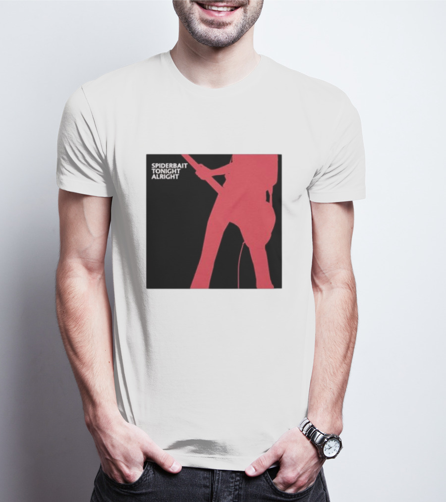 Spiderbait Tonight Alright Red Guitar T-Shirt