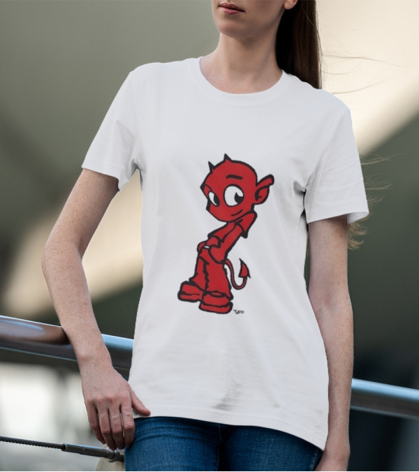 Toro Y Moi Tym Devil Red Cartoon Character T-Shirt