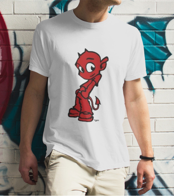 Toro Y Moi Tym Devil Red Cartoon Character T-Shirt