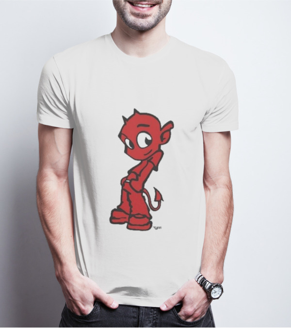 Toro Y Moi Tym Devil Red Cartoon Character T-Shirt