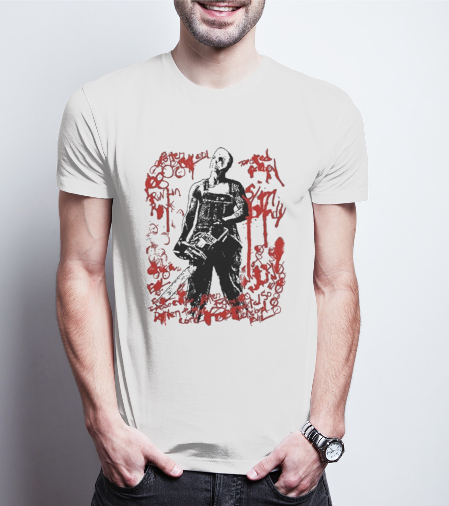 Eminem Tdoss Blood Scrawl Tormented Slim Shady Chainsaw Urban Chaos T-Shirt