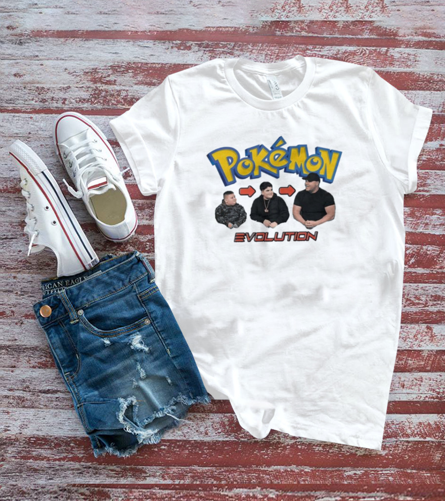 Pokémon Evolution Transformation Journey T-Shirt