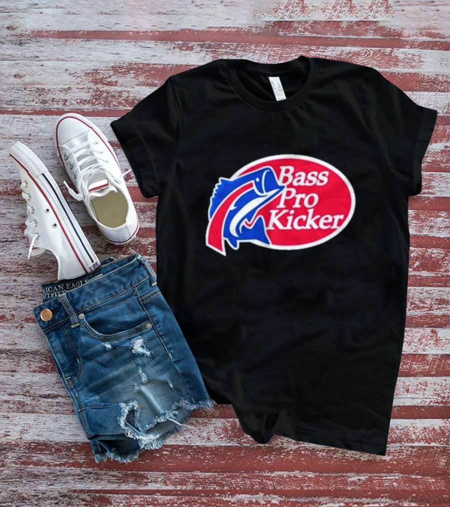 Carl Cordes Bass Pro Kicker Logo Fish T-Shirt