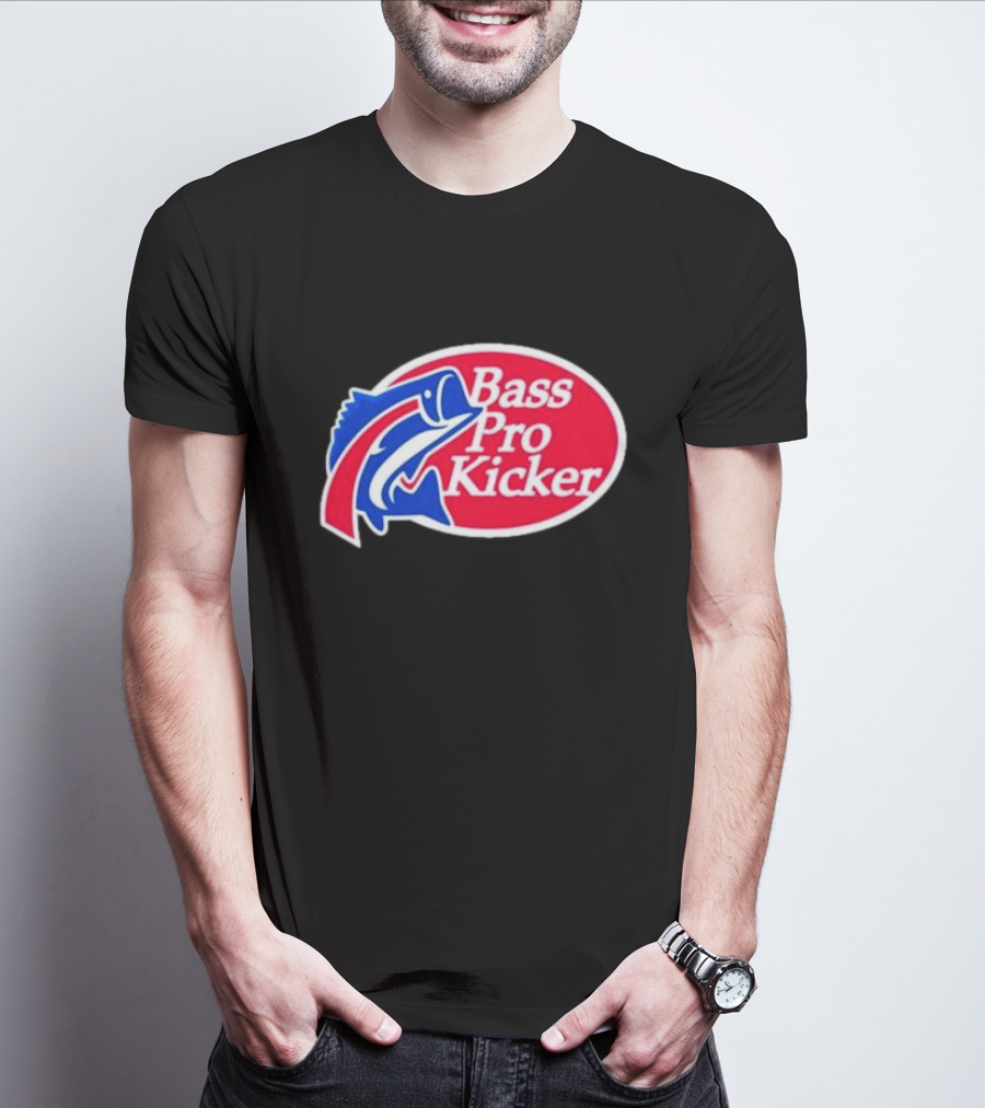 Carl Cordes Bass Pro Kicker Logo Fish T-Shirt