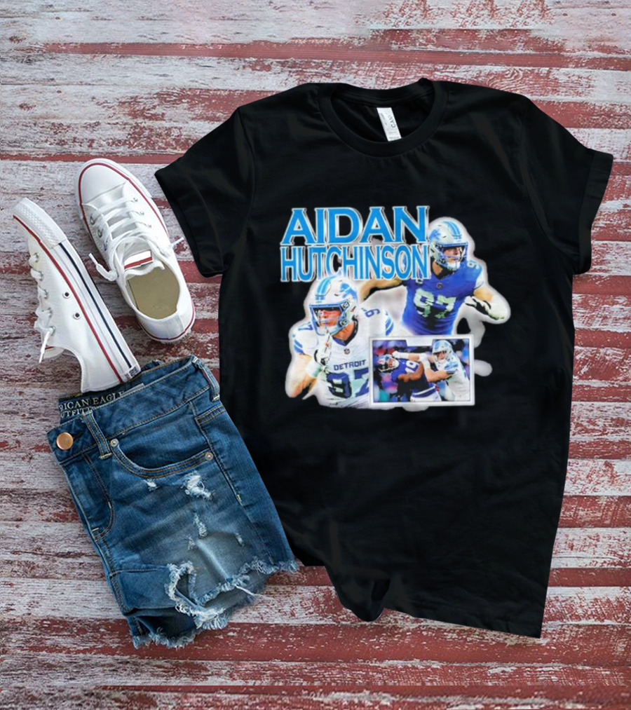 Aidan Hutchinson Detroit Football Highlights T-Shirt