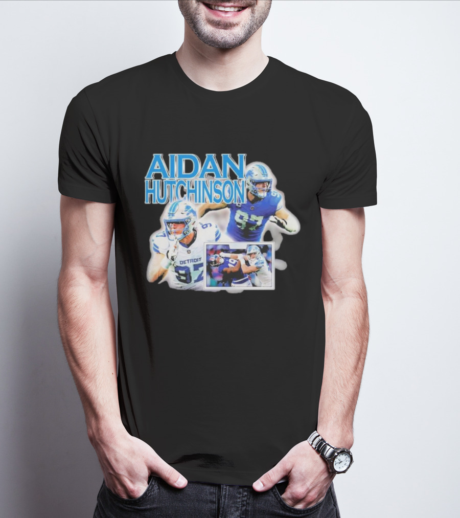 Aidan Hutchinson Detroit Football Highlights T-Shirt