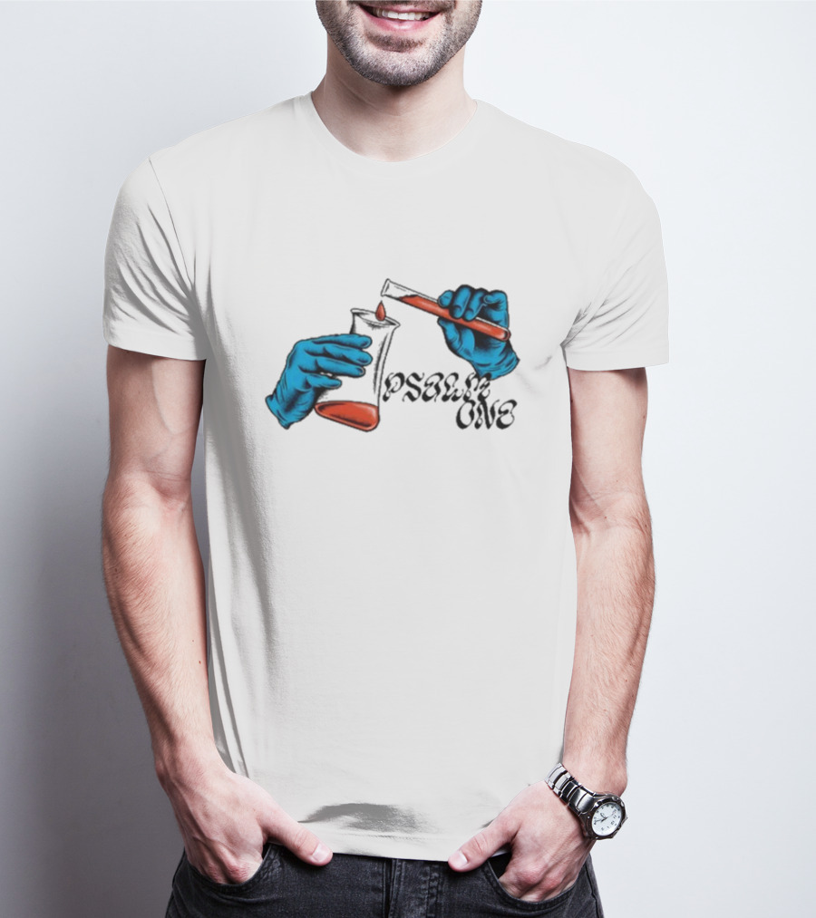 Psalm One Science Of Psalm Beaker And Test Tube T-Shirt