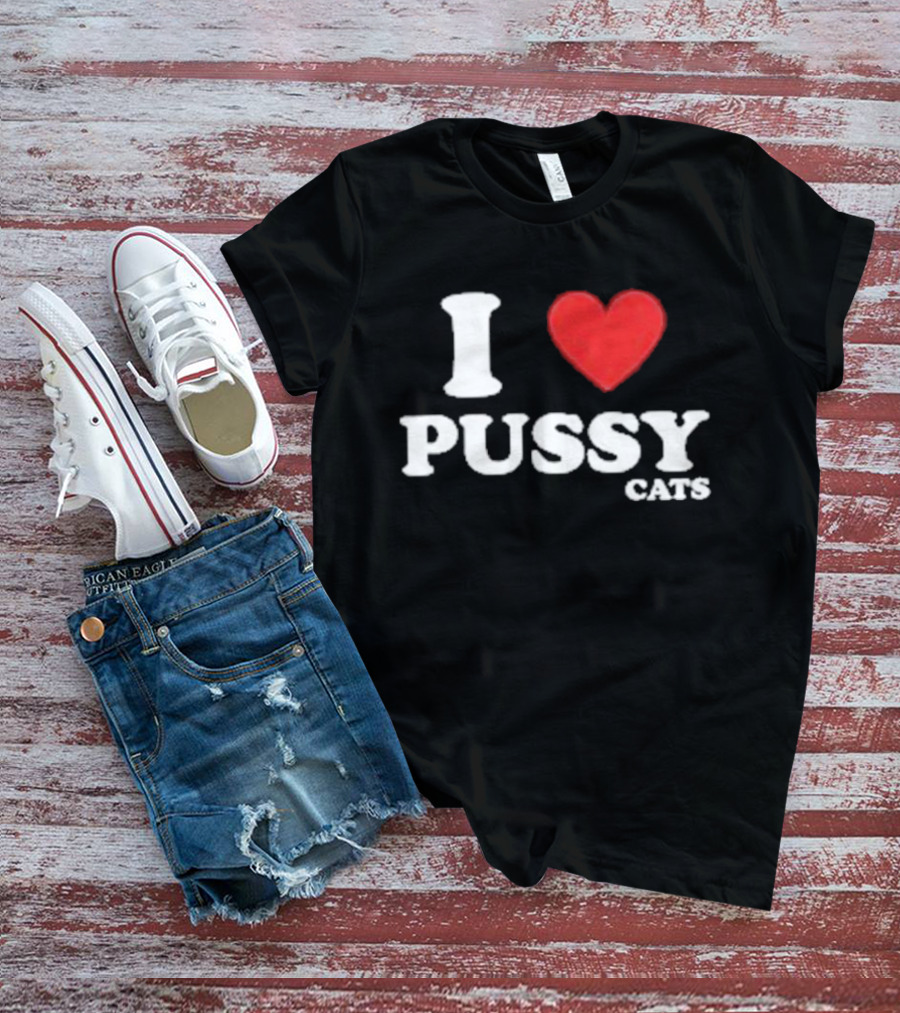 I Heart Pussy Cats T-Shirt
