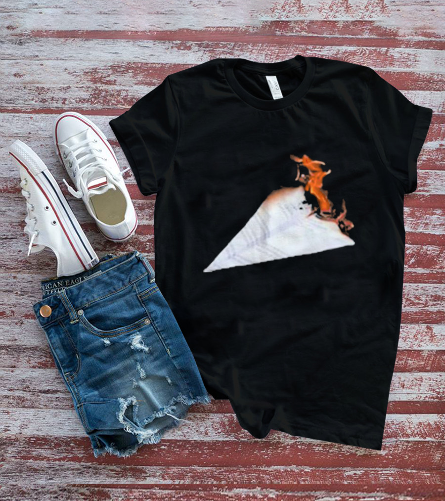 Lovejoyonline Lovejoy Nuisance Burning Paper Plane T-Shirt