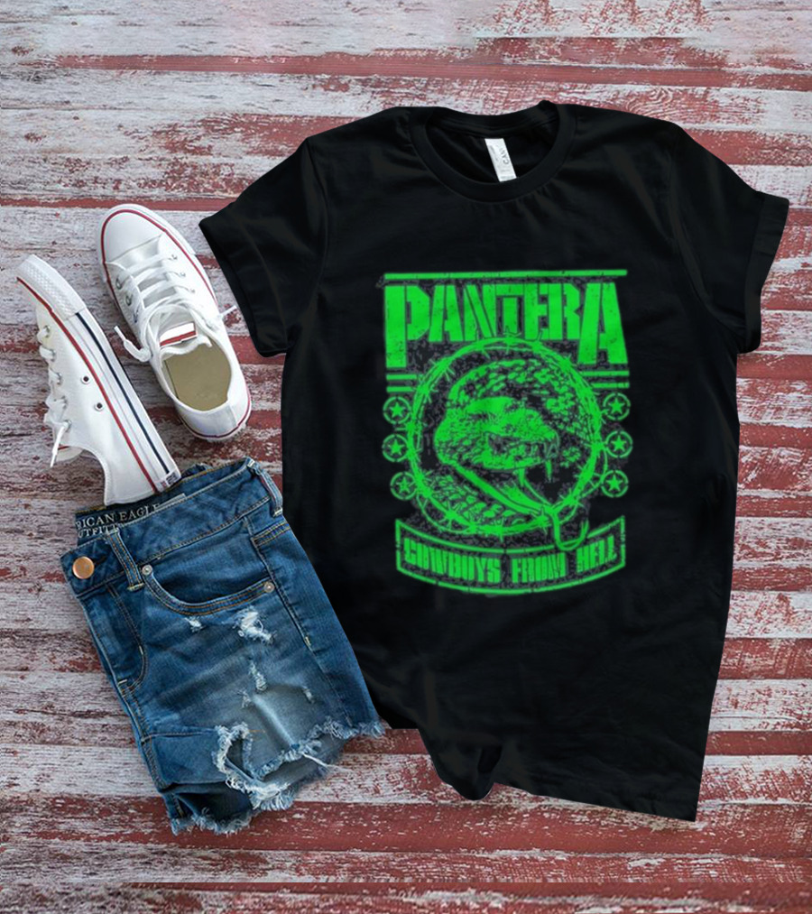 Pantera Snake Cowboys From Hell T-Shirt