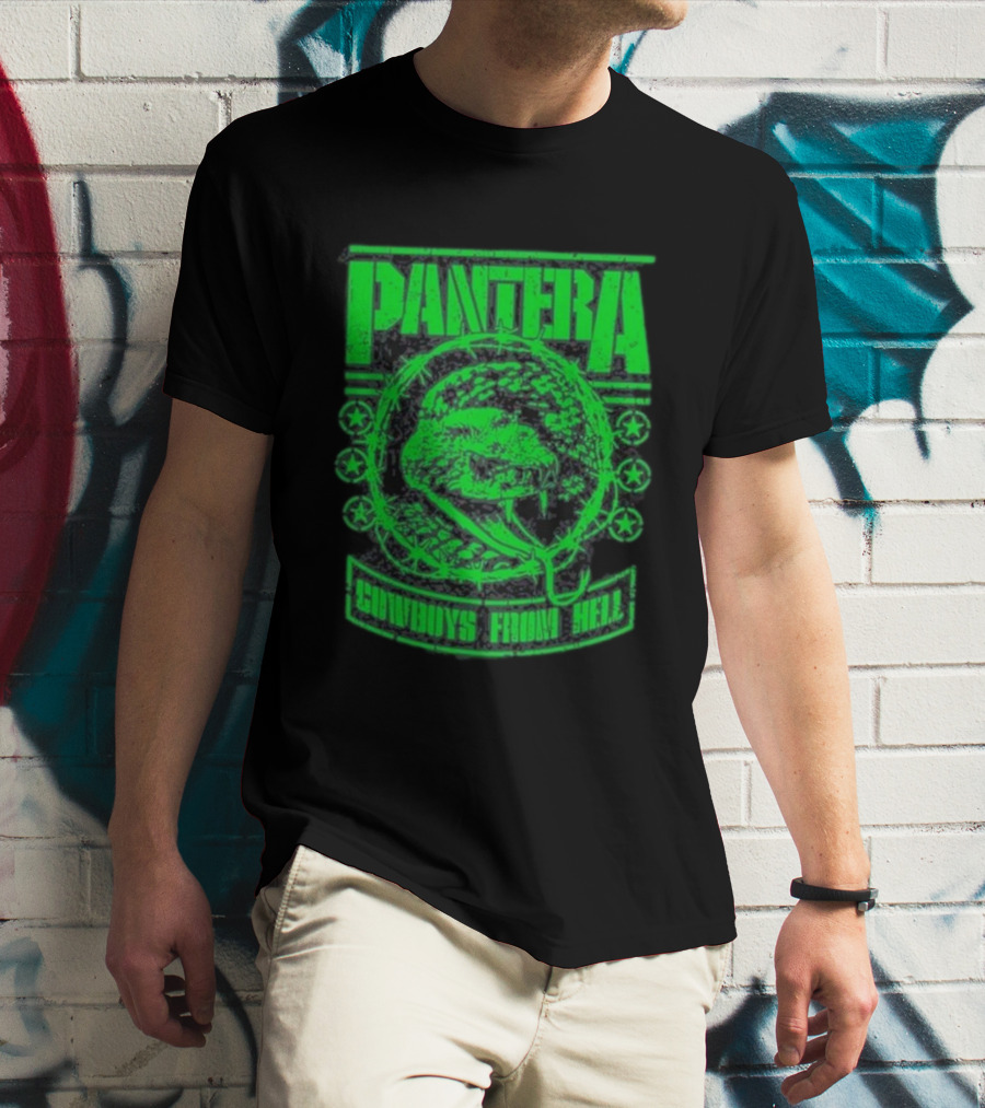 Pantera Snake Cowboys From Hell T-Shirt