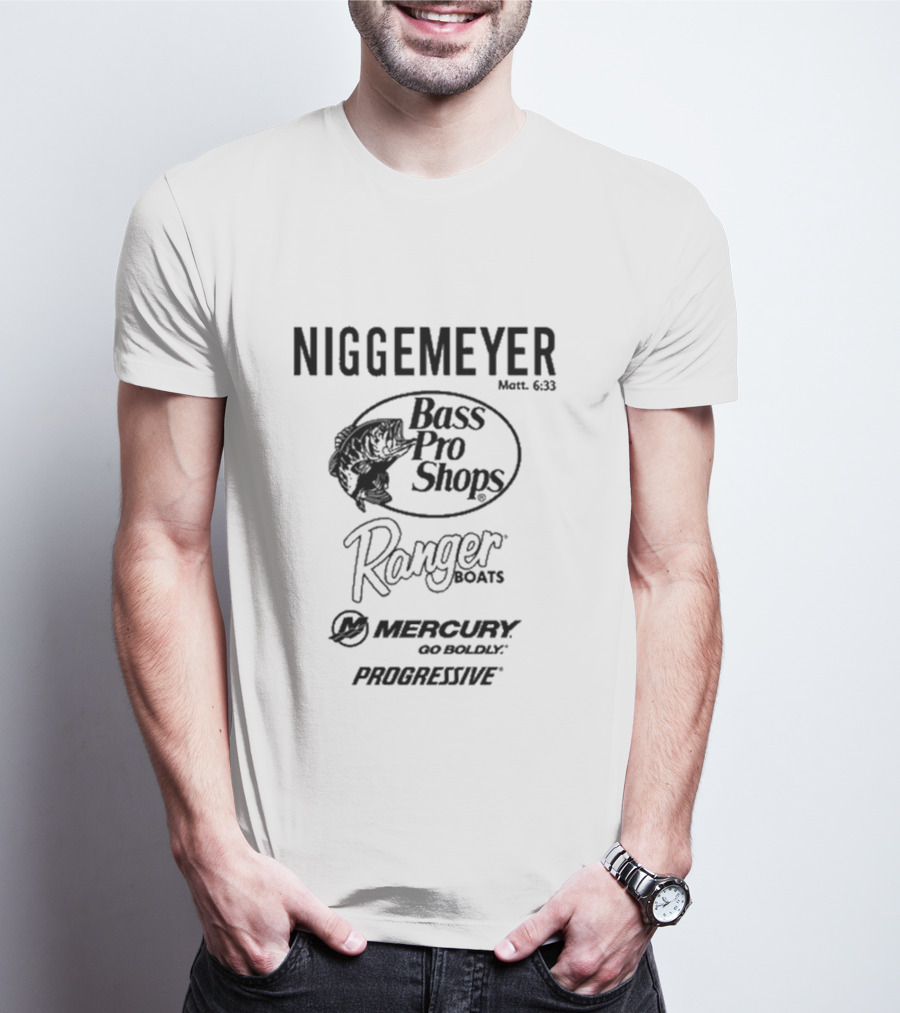 James Niggemeyer Bass Pro Shops Ranger Boats Mercury Progressive Matt 6:33 T-Shirt