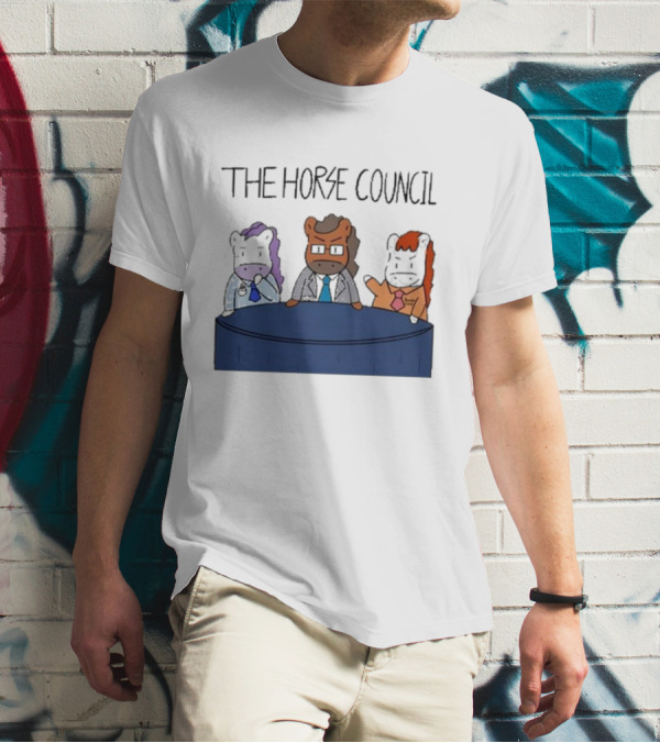 The Horse Council Meeting With Jimothy And Friends T-Shirt