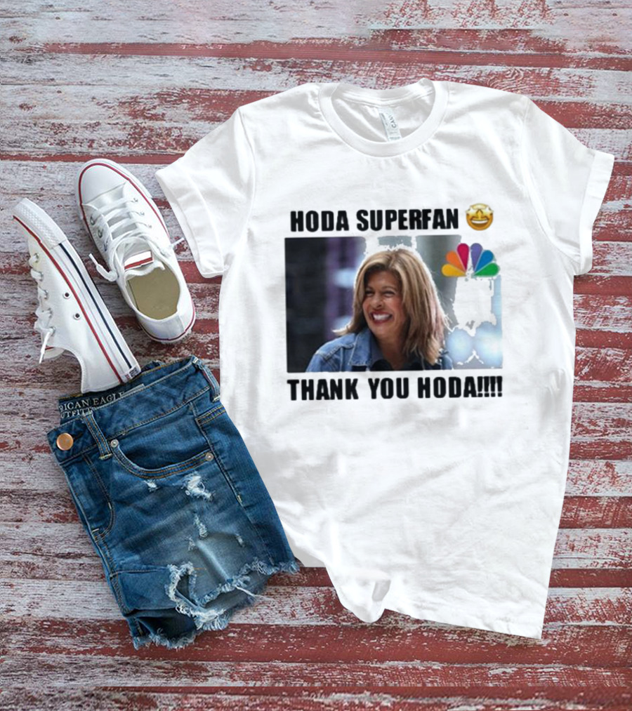 Hoda Superfan Thank You Hoda NBC Smiley Face T-Shirt