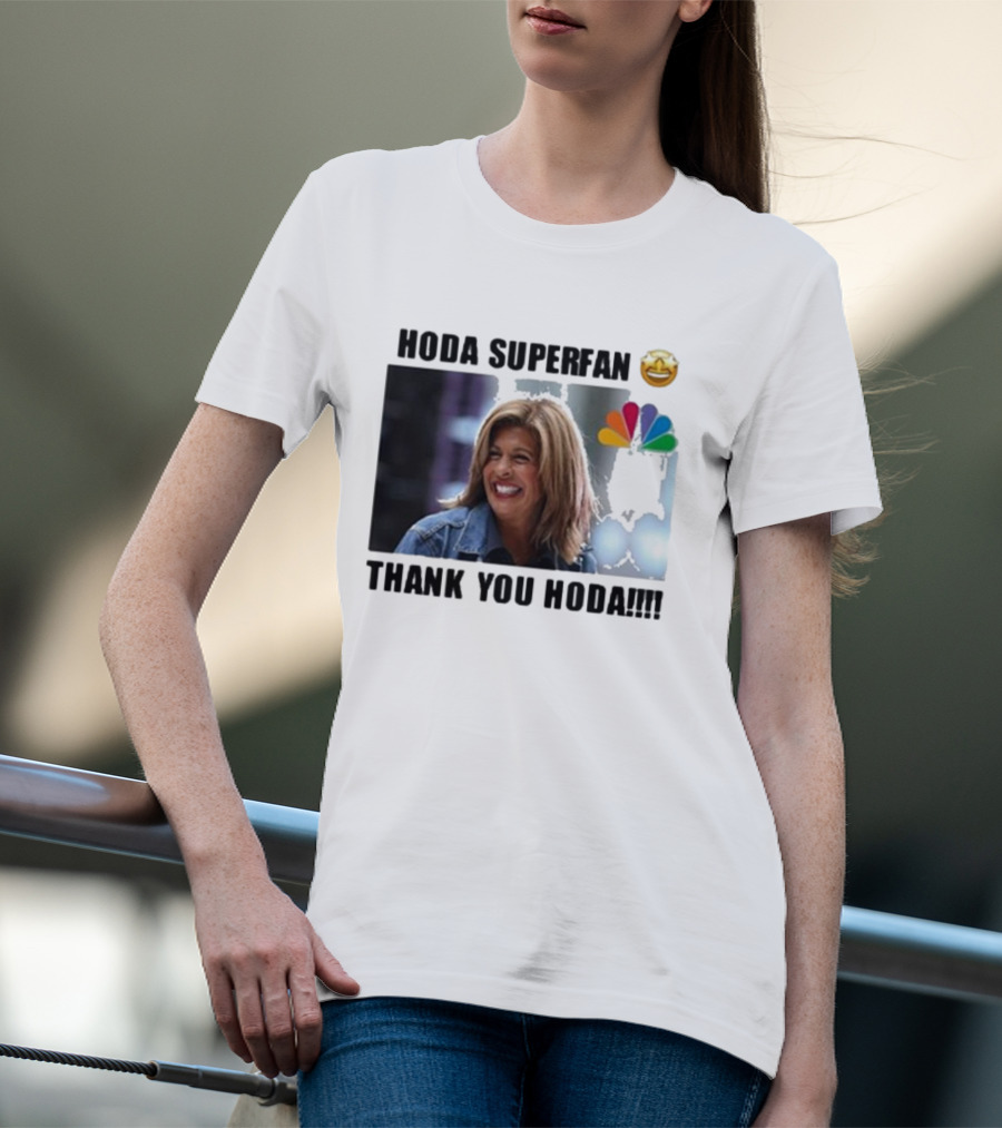 Hoda Superfan Thank You Hoda NBC Smiley Face T-Shirt