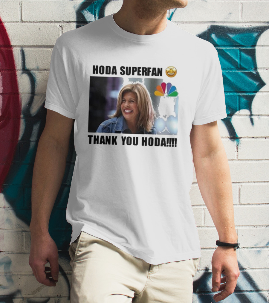 Hoda Superfan Thank You Hoda NBC Smiley Face T-Shirt