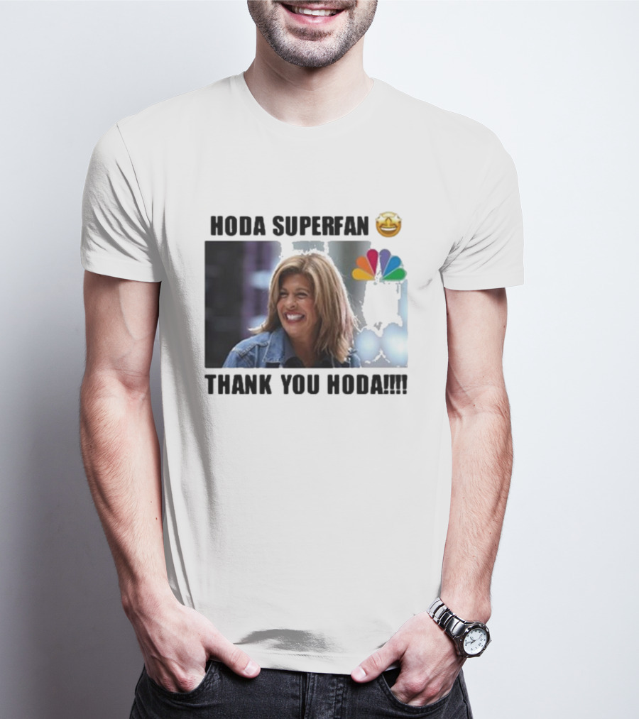 Hoda Superfan Thank You Hoda NBC Smiley Face T-Shirt