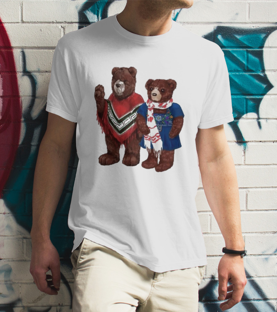 My Morning Jacket Pooch And Denise Bears Winter Poncho And Scarf T-Shirt