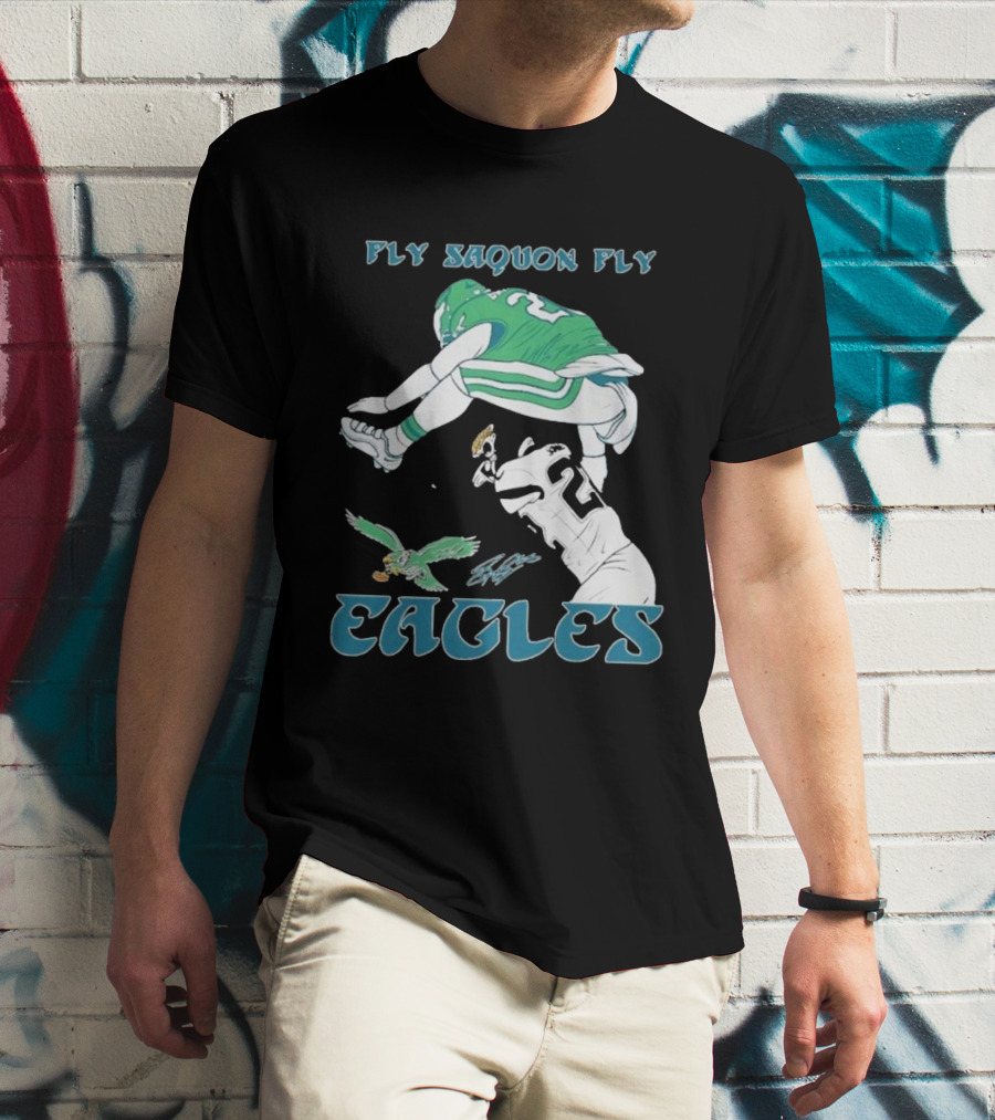 Fly Saquon Fly Eagles Philadelphia T-Shirt