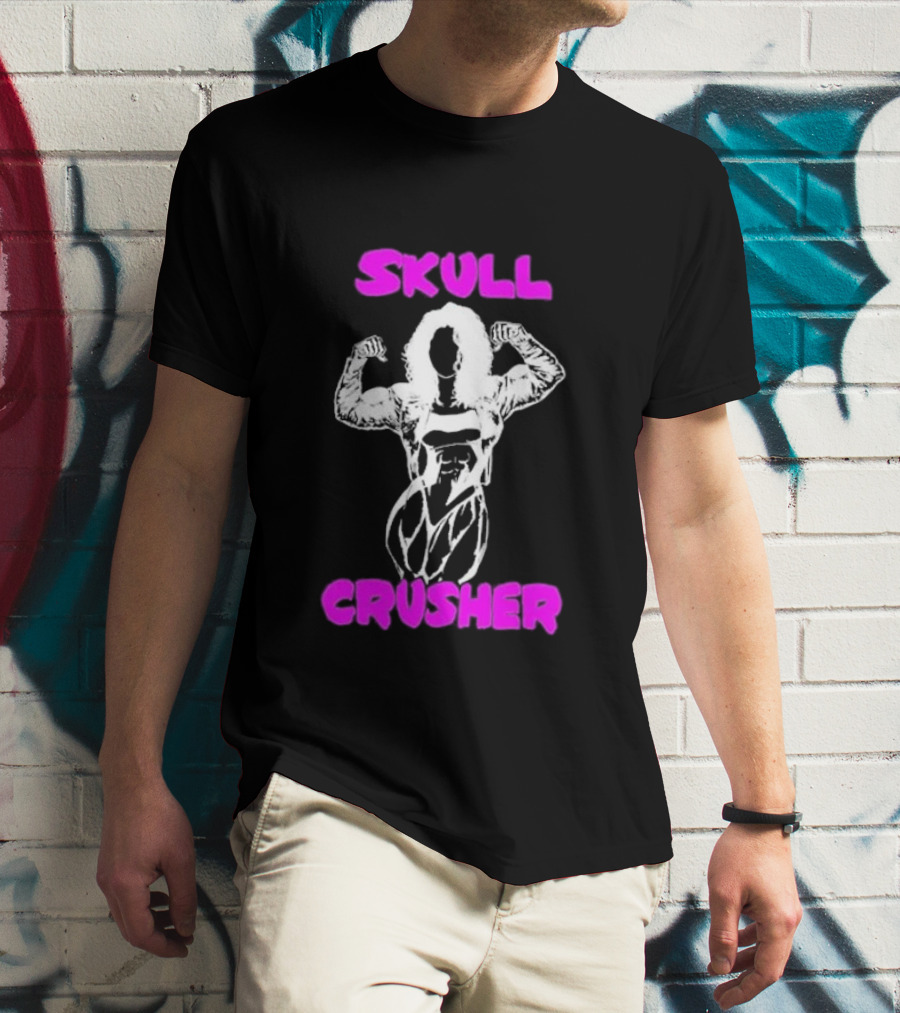 Skull Crusher Bodybuilder Flexing T-Shirt