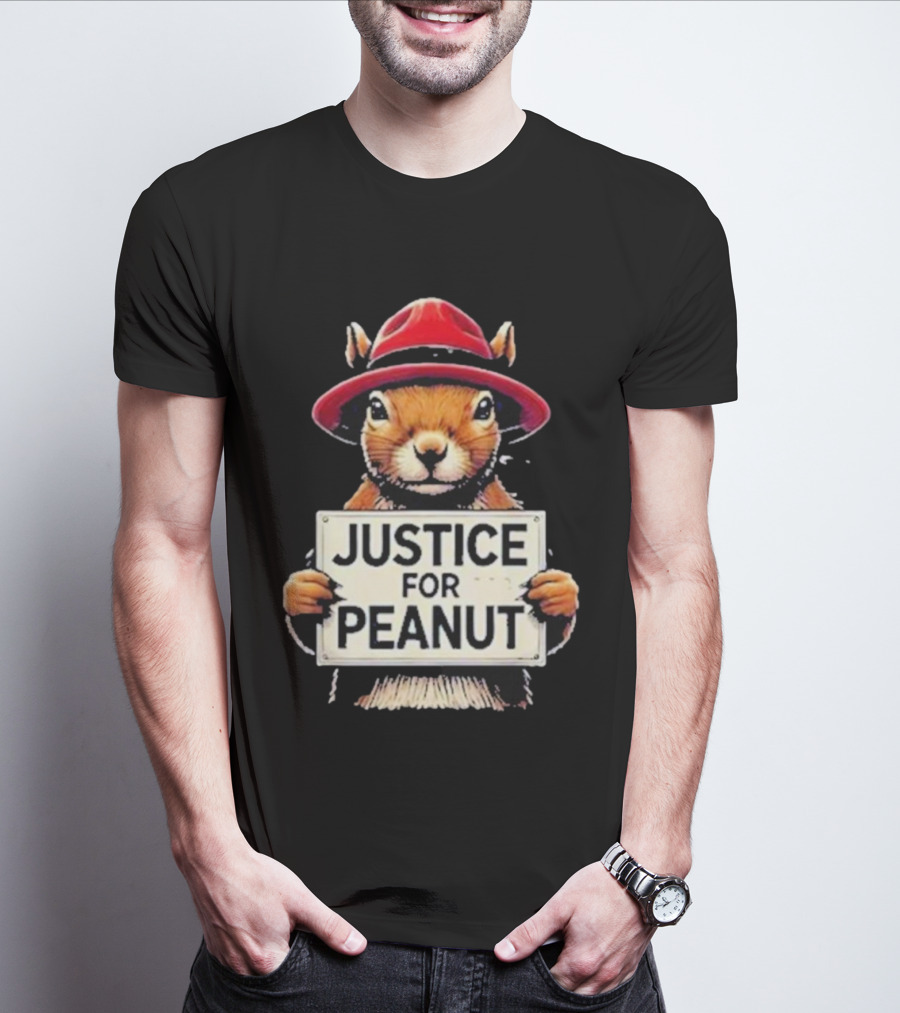 Justice For Peanut Squirrel Wanted T-Shirt