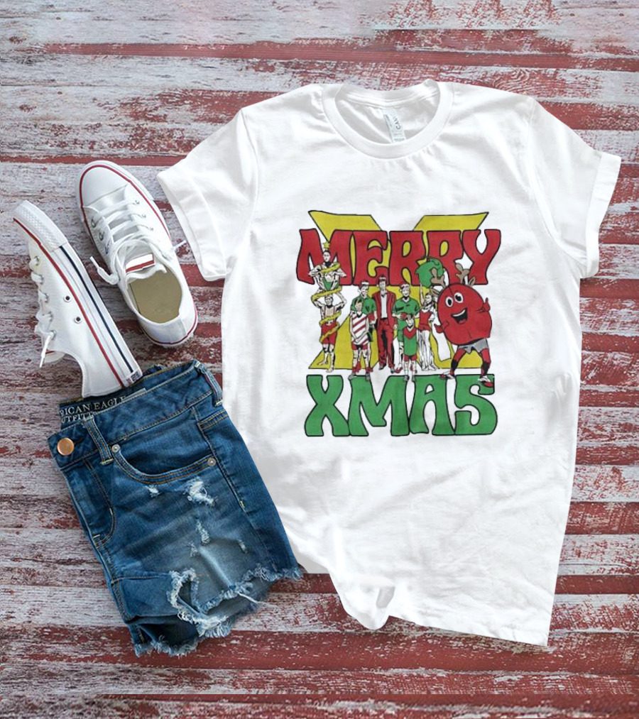 Merry Xmas X-Footy Christmas T-Shirt
