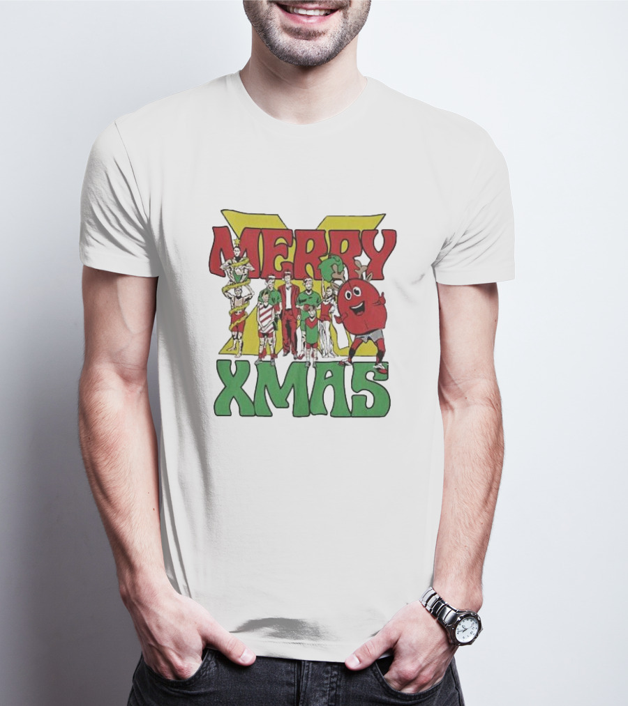 Merry Xmas X-Footy Christmas T-Shirt