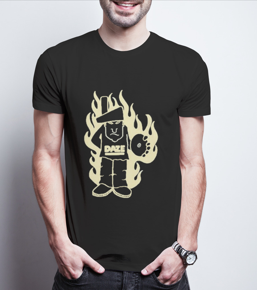 Daze Flame Vinyl Haywire For Better Or For Worse T-Shirt