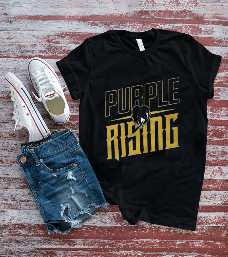 Purple Rising Baltimore Football Ravens Fans T-Shirt